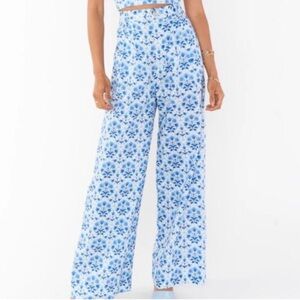 NWT Show Me Your MuMu Teagan Floral Rue Trouser XL